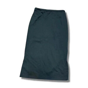 J.Khaki Black Maxi Length Pencil Skirt Size M Casual Solid